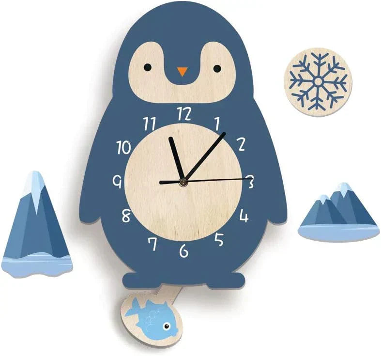 Wall Clock - ZooTime - Cute Animal Design - Perfect for Children&
