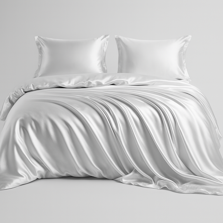 Silk Satin Double Bedding Set