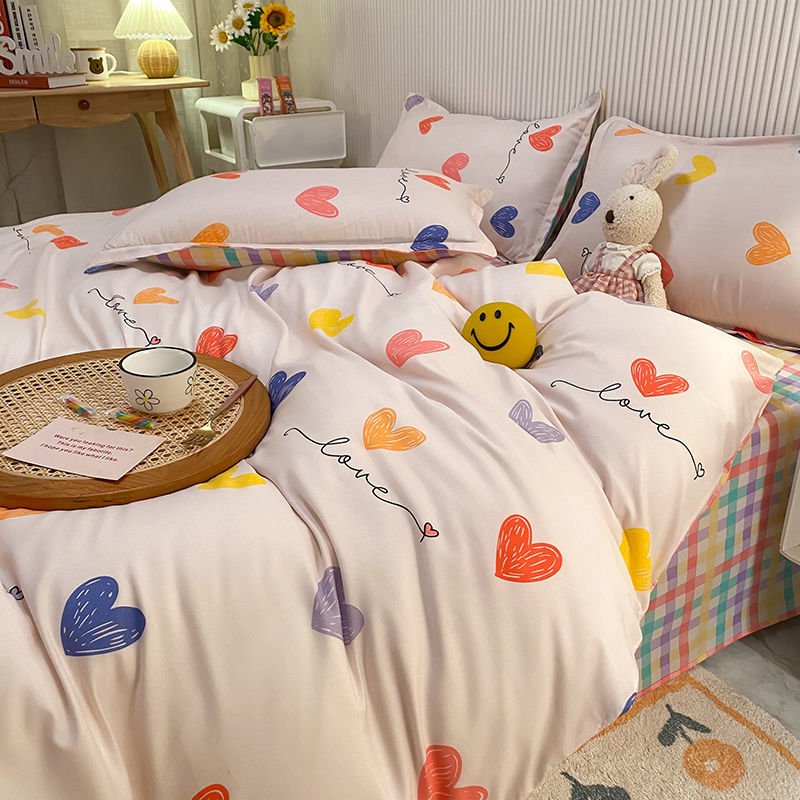 Abstract Chessboard Single Bed Linen Set