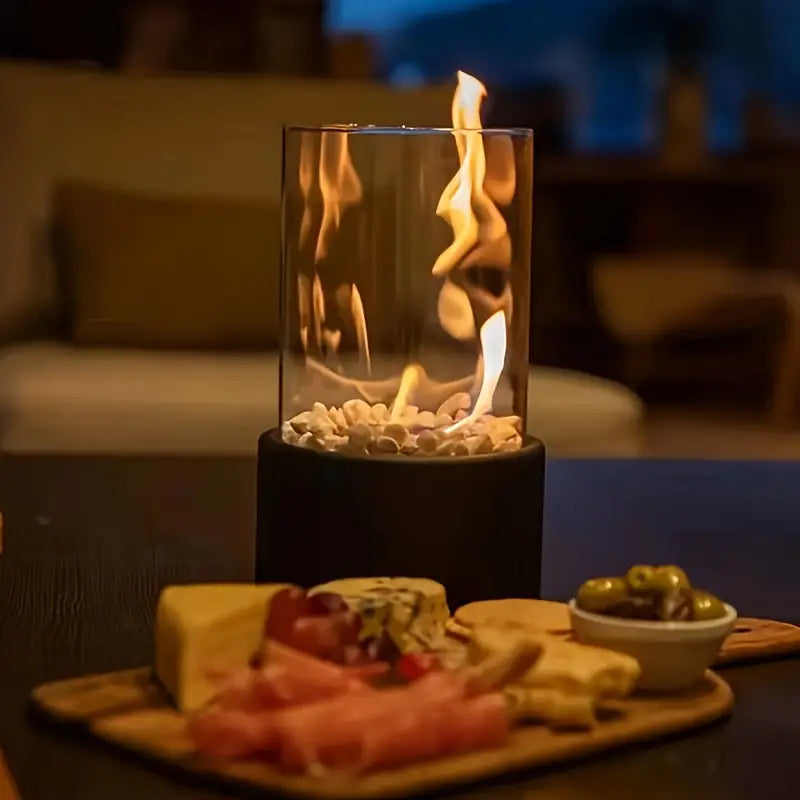 Modern &amp; Portable Fireplace - Burn Bright