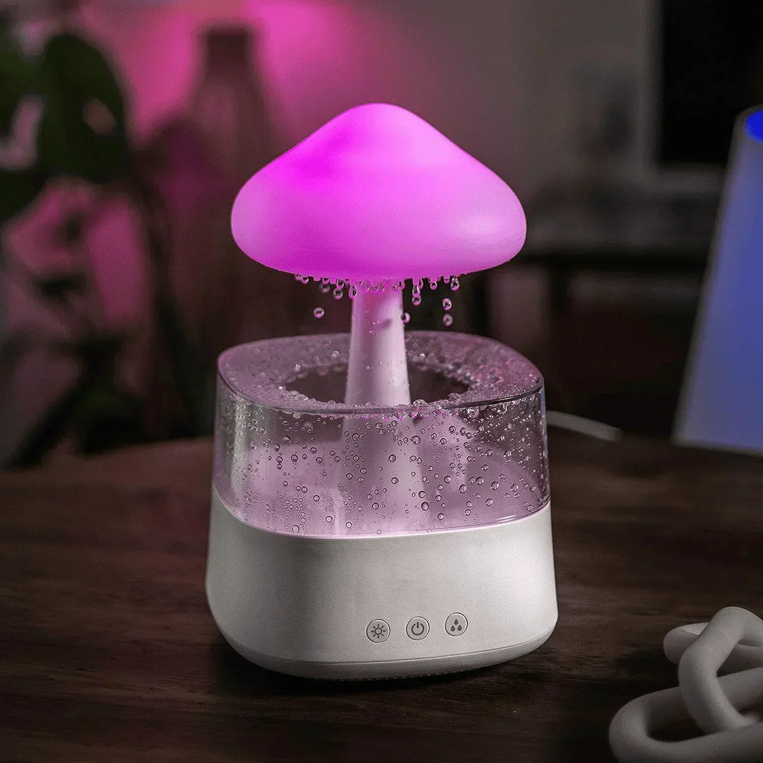 Mushroom Cloud Rain Diffuser Relaxing Humidifier - Atumis