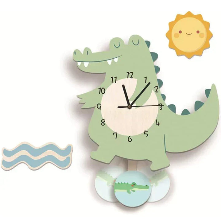 Wall Clock - ZooTime - Cute Animal Design - Perfect for Children&