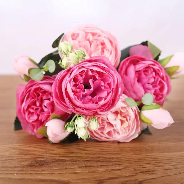 Eternal Elegance Silk Peony Arrangement