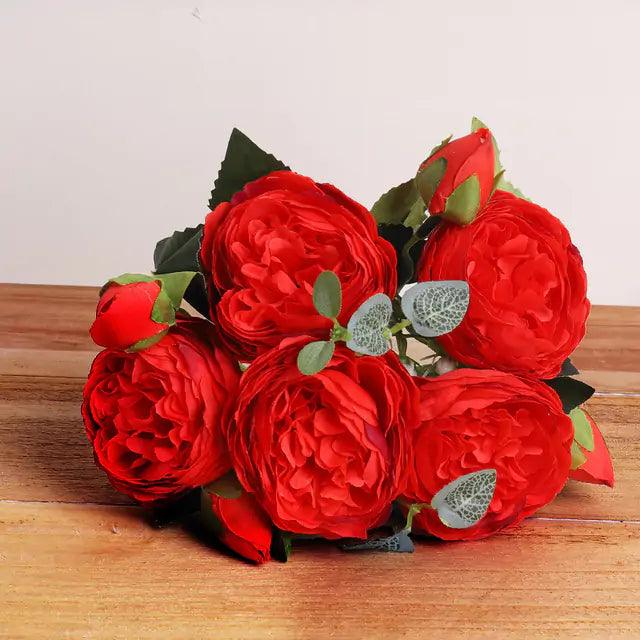 Eternal Elegance Silk Peony Arrangement