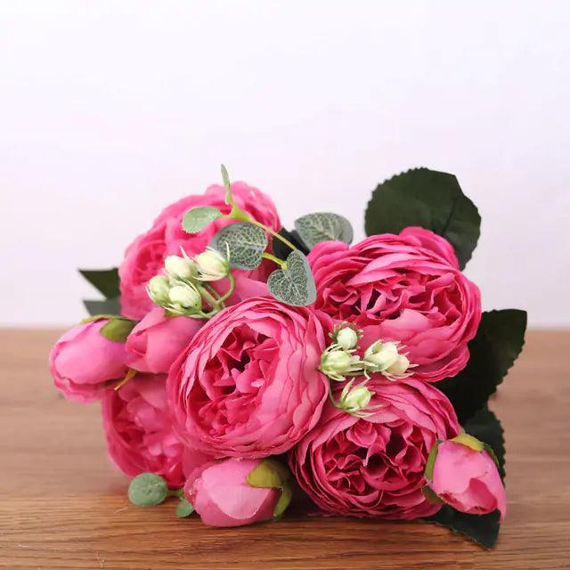 Eternal Elegance Silk Peony Arrangement