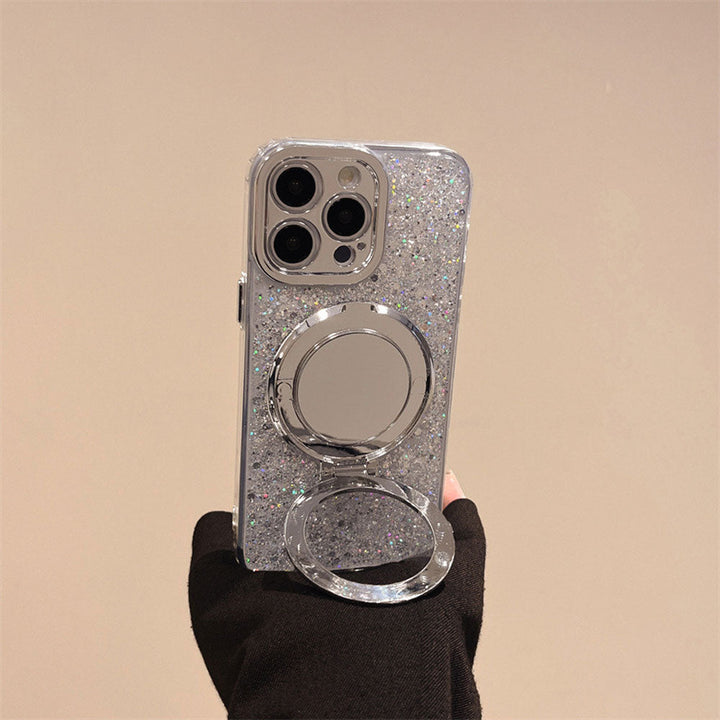 Silver Glitter Mirror MagSafe
