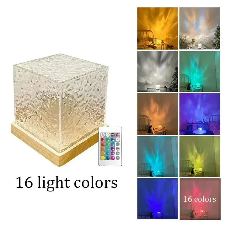 Aurora Water Wave Projector Night Light