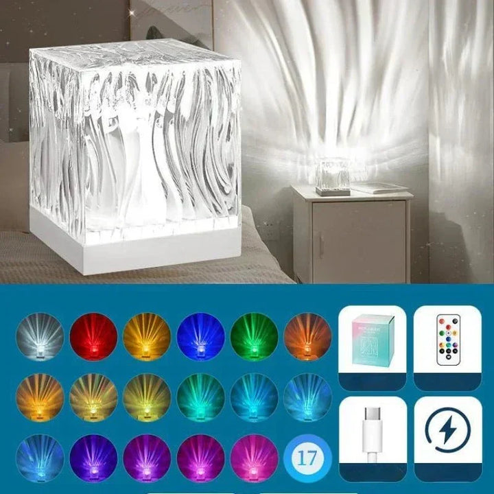 Aurora Water Wave Projector Night Light