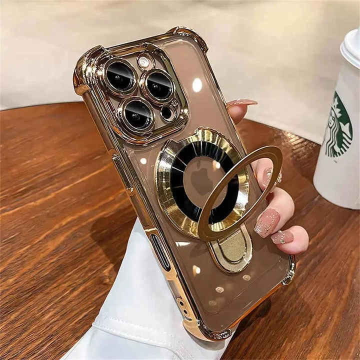 Premium Magnetic iPhone Case with MagSafe Stand &amp; Shockproof Protection