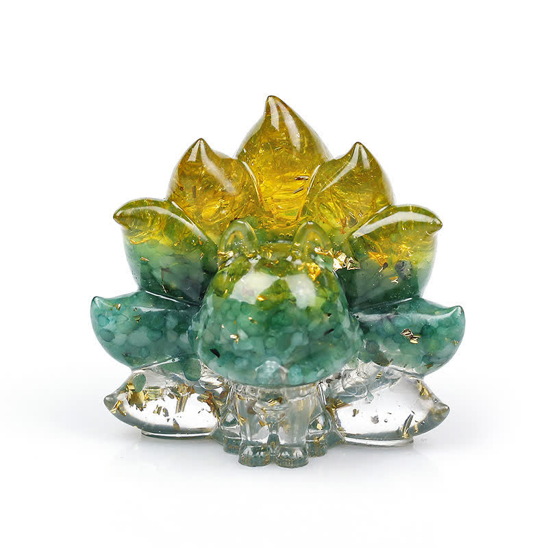 Nine-Tailed Fox Gemstone Decoration