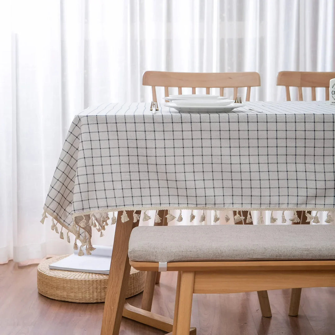 Pastoral Cotton-Linen Tablecloth