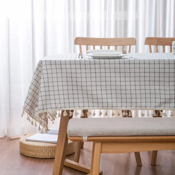 Pastoral Cotton-Linen Tablecloth