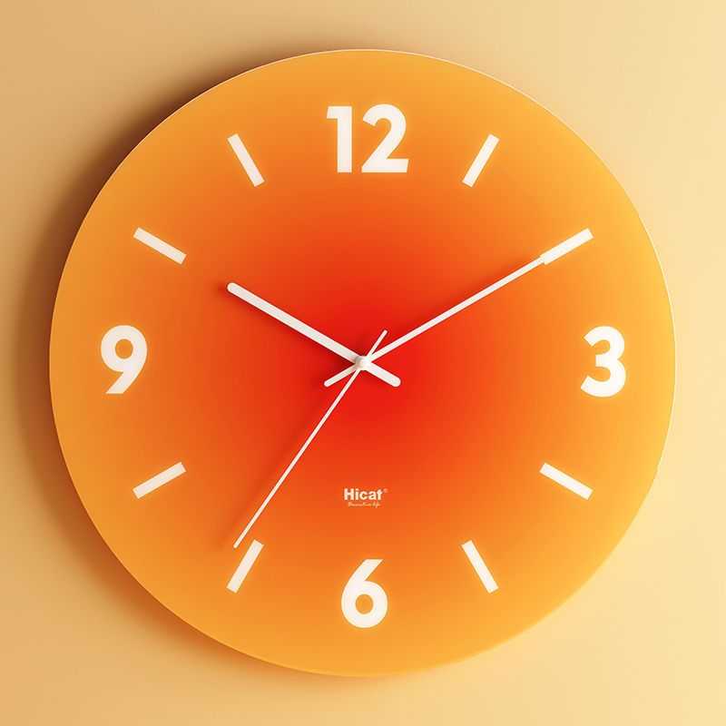 Luxury Wall Clock Made of Glass