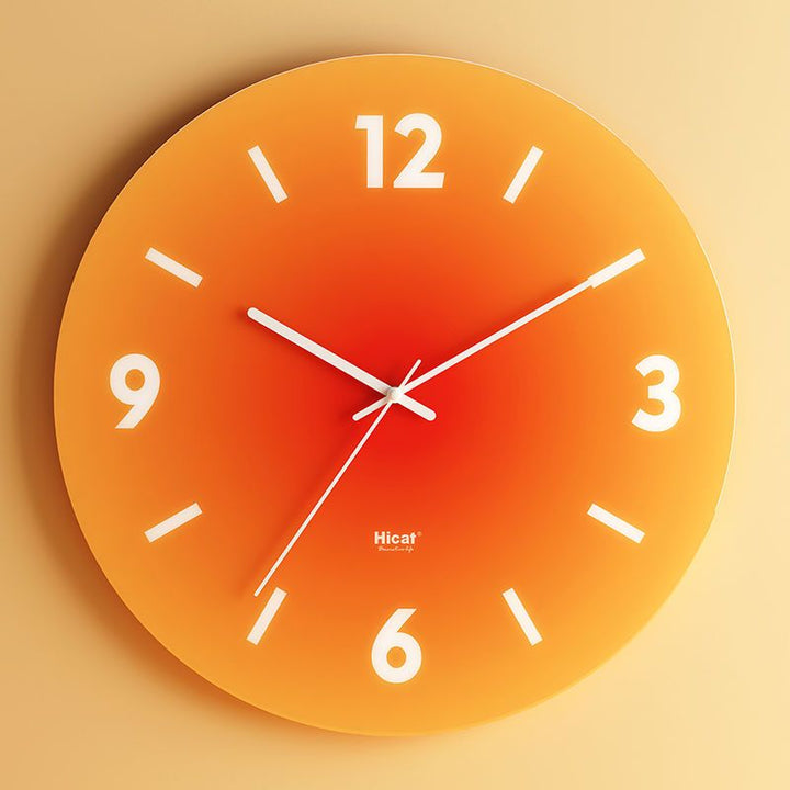 Luxury Wall Clock Made of Glass