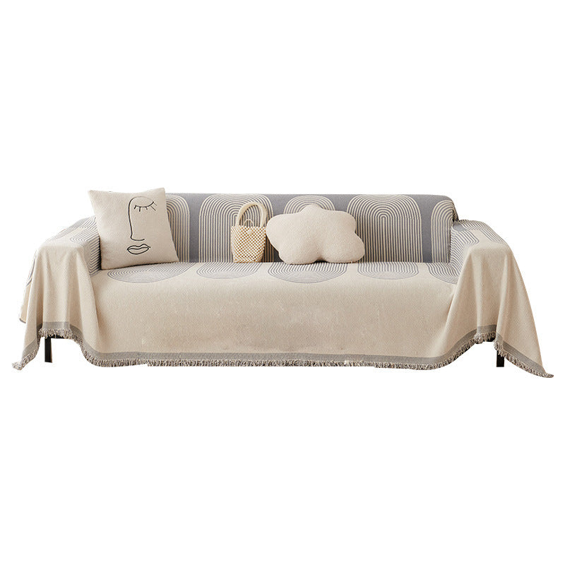 Double Sided Chenille Sofa Cover |