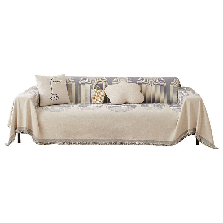 Double Sided Chenille Sofa Cover |