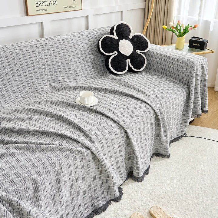 Large Sofa Cover with Reversible Pattern Stylish Protection