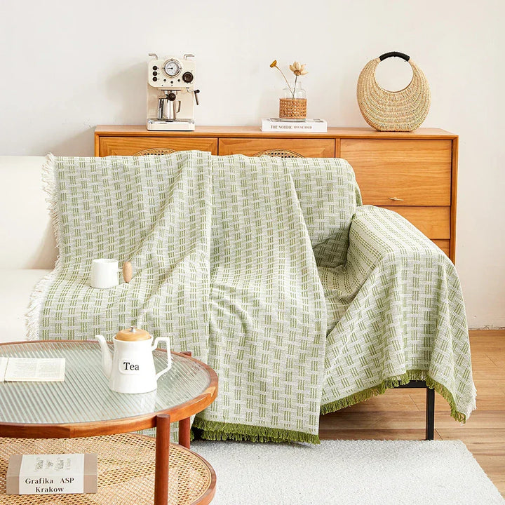 Large Sofa Cover with Reversible Pattern Stylish Protection
