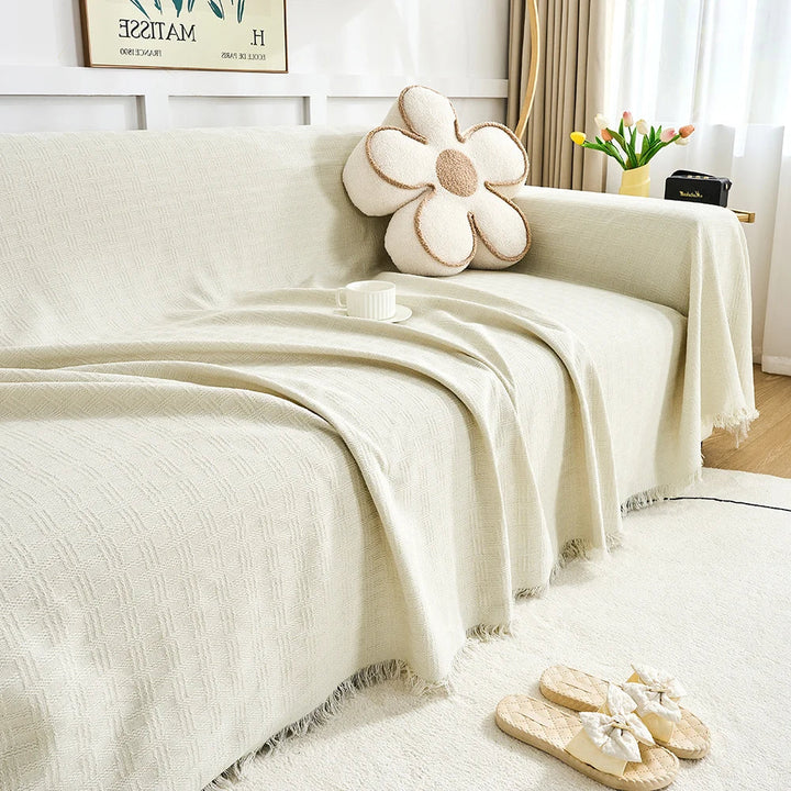 Large Sofa Cover with Reversible Pattern Stylish Protection