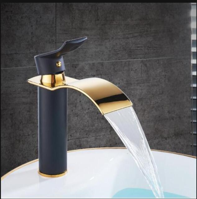 Vanity faucet waterfall faucet brass vanity faucet mixer tap