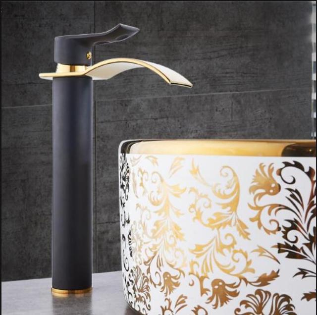 Vanity faucet waterfall faucet brass vanity faucet mixer tap