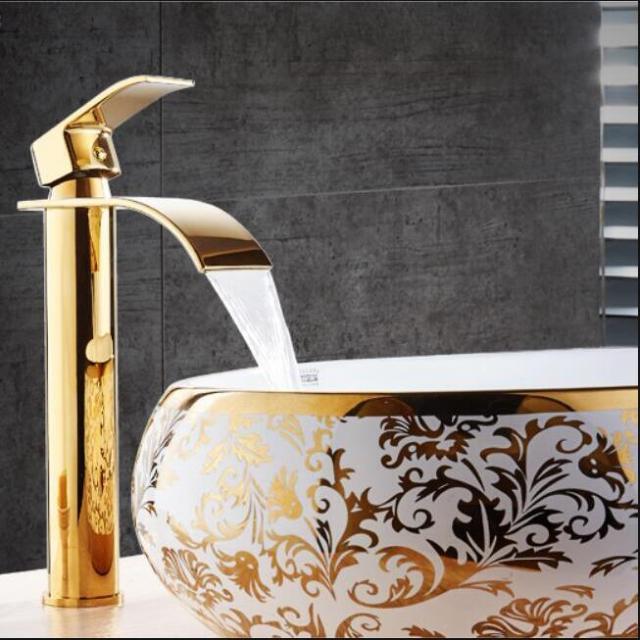 Vanity faucet waterfall faucet brass vanity faucet mixer tap