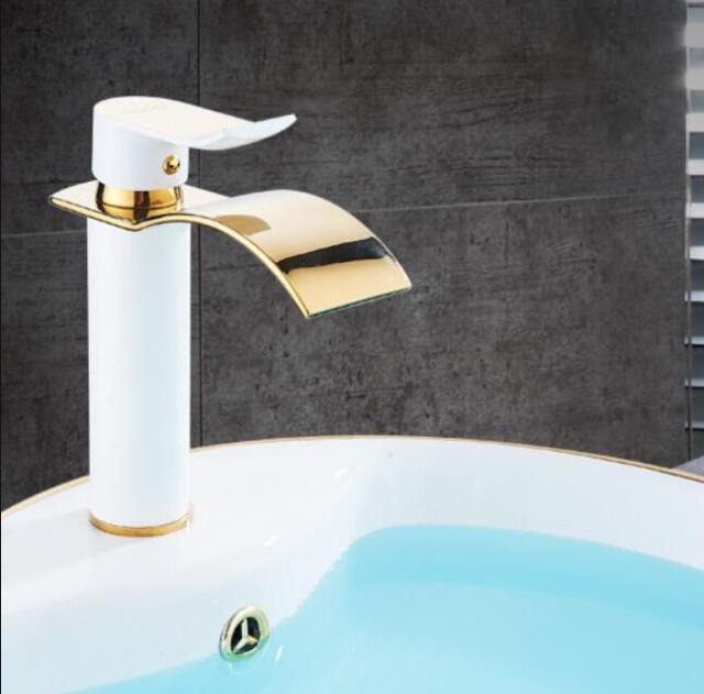 Vanity faucet waterfall faucet brass vanity faucet mixer tap