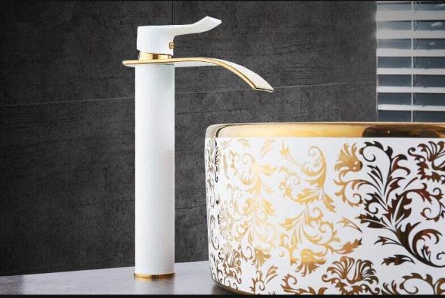 Vanity faucet waterfall faucet brass vanity faucet mixer tap