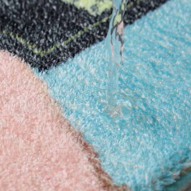 colourful Yuhua Stone Bath Mat