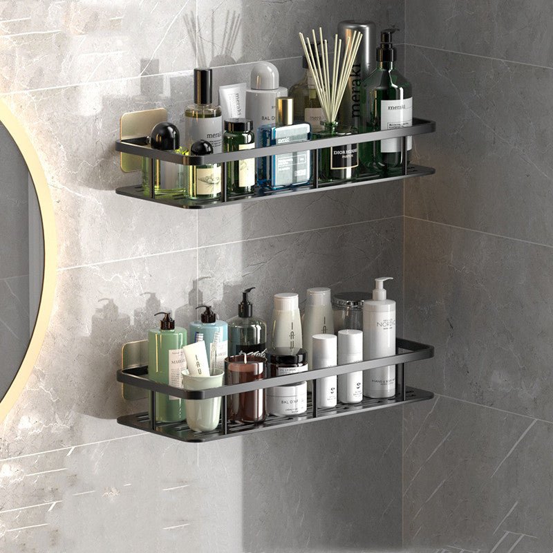 Bathroom shelves (no drilling)