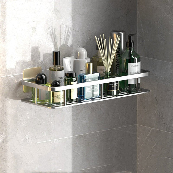 Bathroom shelves (no drilling)