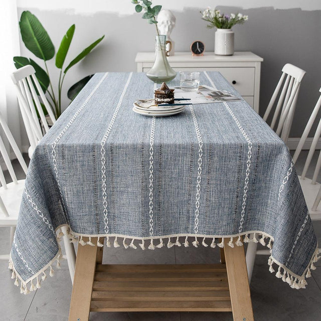 Batillo Linen Tablecloth | Tablecloth, Indoor & Outdoor