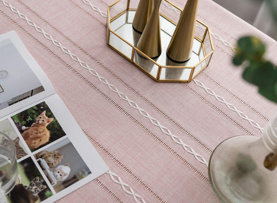 Batillo Linen Tablecloth | Tablecloth, Indoor &amp; Outdoor