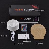 3D Lamp Game Of Thrones House Targaryen