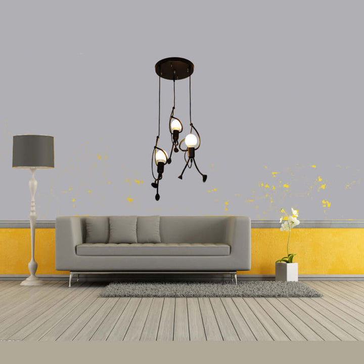 Retro Iron Man Pendant Light