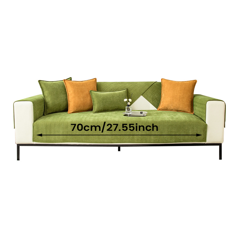 Herringbone Chenille Fabric Furniture Protector Sofa Cover |