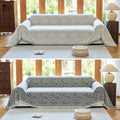Modern Boho Cotton Sofa Cover Reversible Design