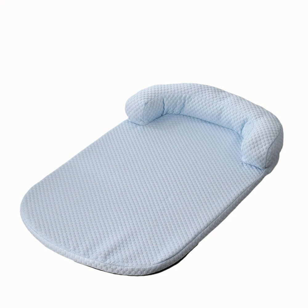 Cooling mat for pets with silk cover |