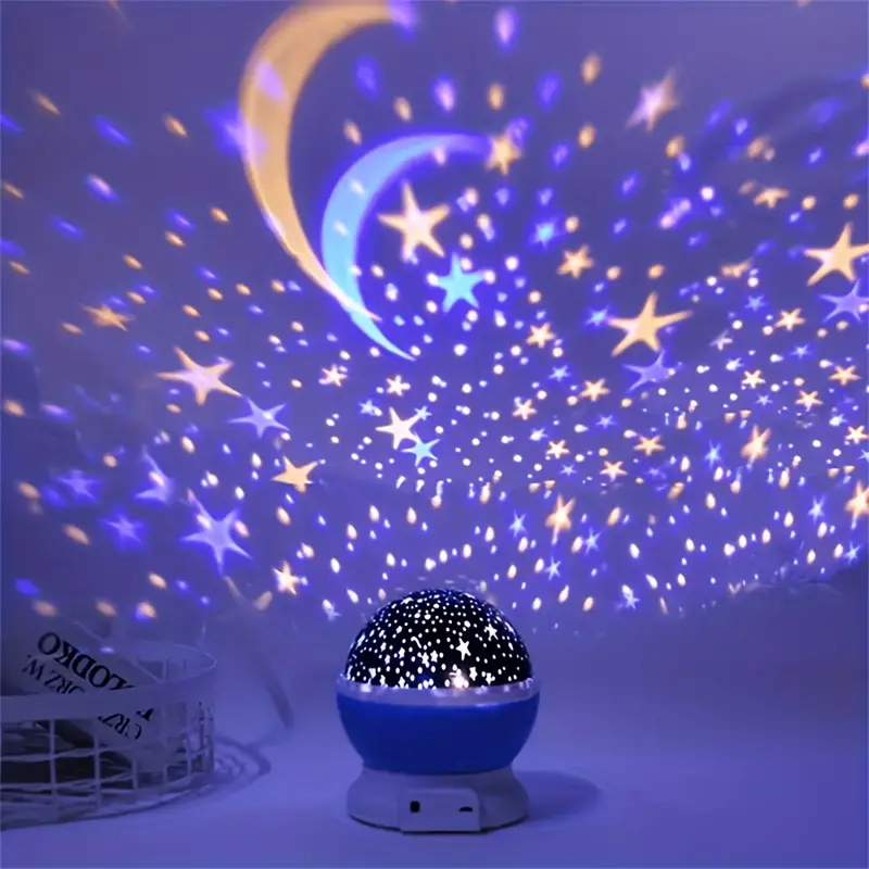 Starry Sky Night Light for Kids – Magical LED Projector with colour Change