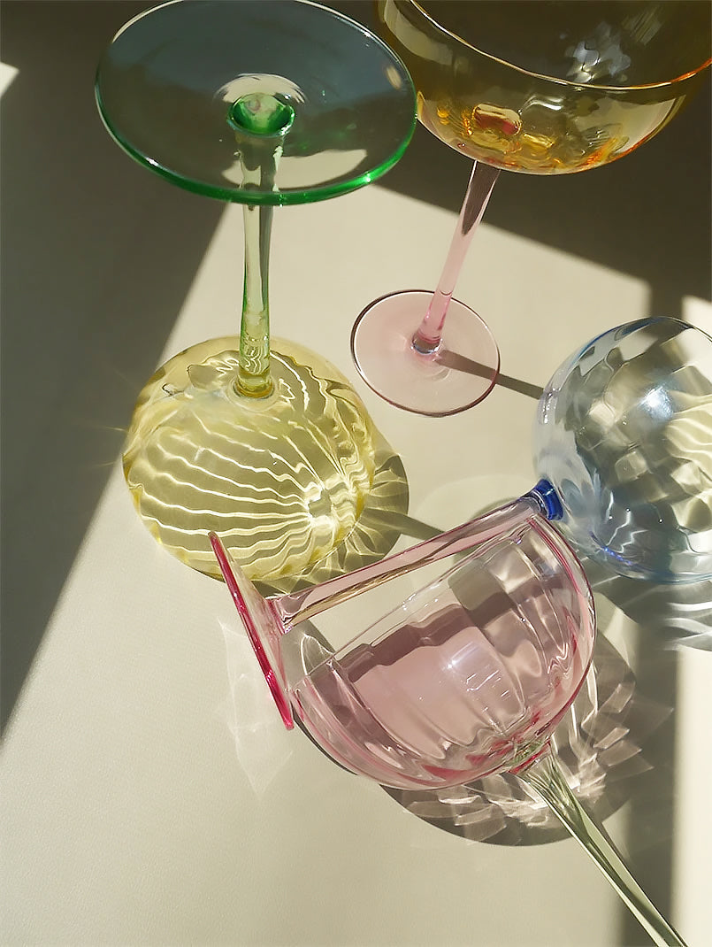coloured Pumpkin Glassware
