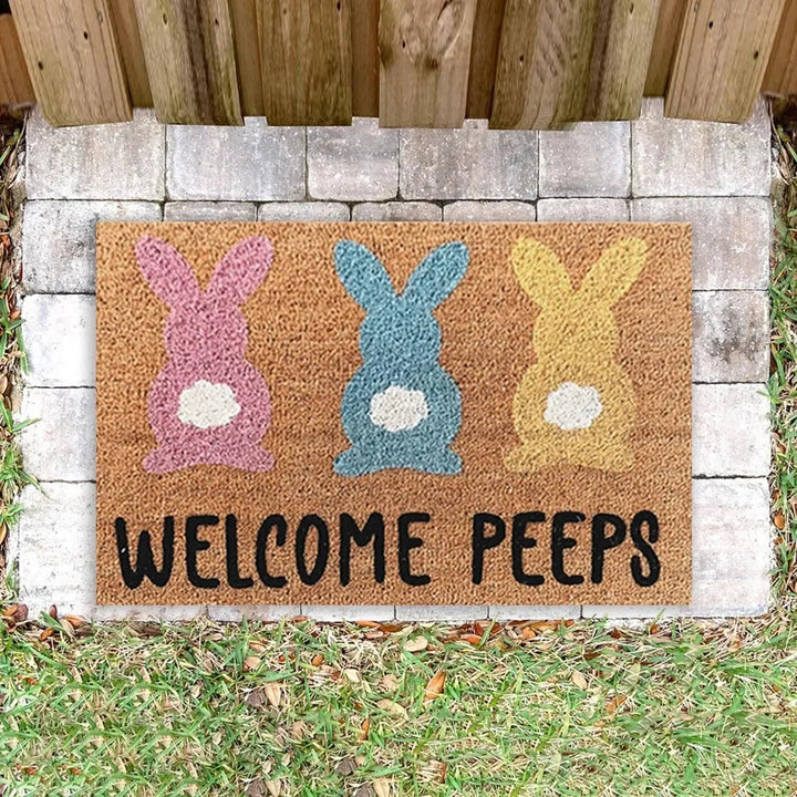 Cartoon Bunny Rabbit Non-Slip Doormat