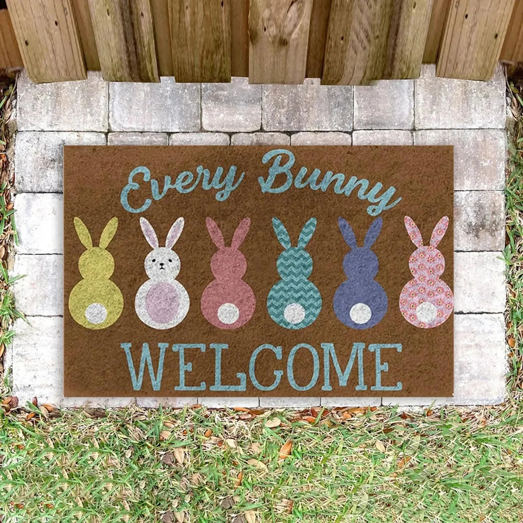 Cartoon Bunny Rabbit Non-Slip Doormat