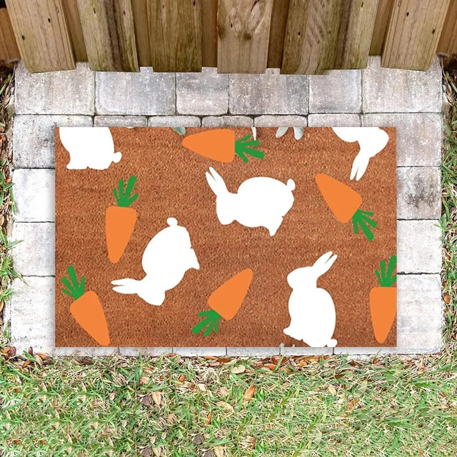 Cartoon Bunny Rabbit Non-Slip Doormat