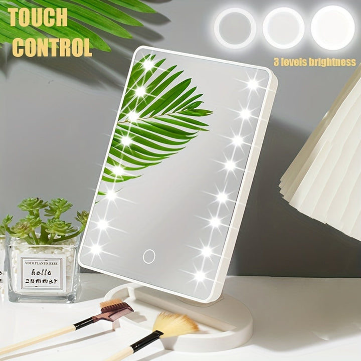 GlowPerfect - Portable Makeup Mirror with 16 LEDs