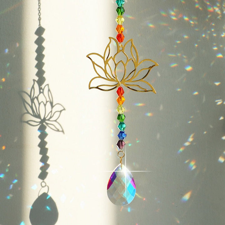 Chakra Crystal Lotus Sun Collector