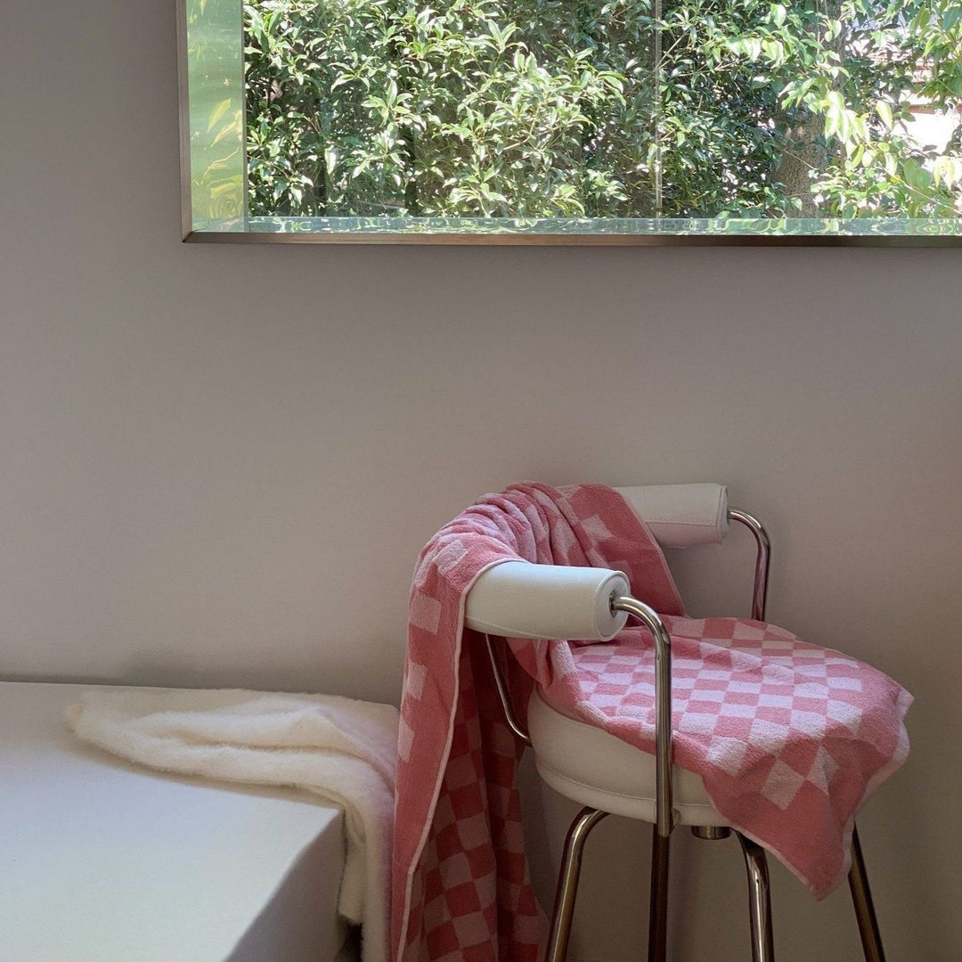 Checkerboard Plus Towel Collection