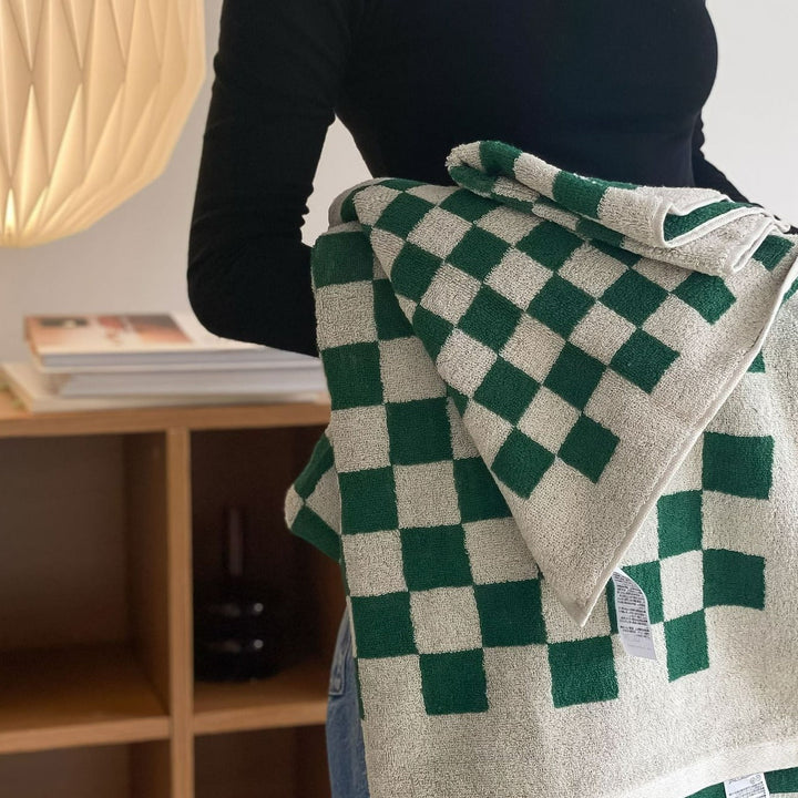 Checkerboard Plus Towel Collection