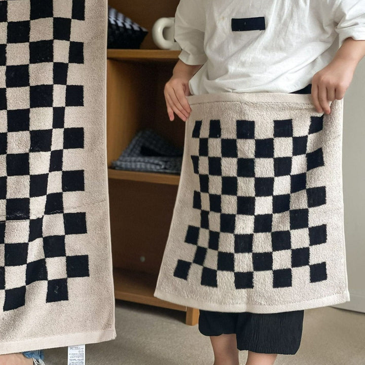Checkerboard Plus Towel Collection