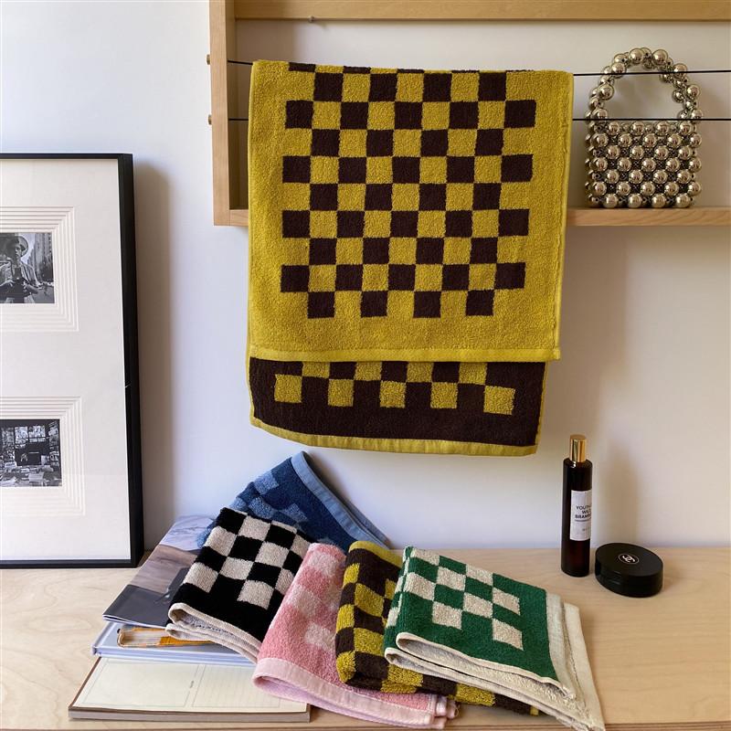 Checkerboard Plus Towel Collection
