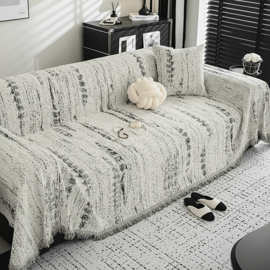CHENILUX – Elegant Chenille Sofa Cover for Protection &amp; Style